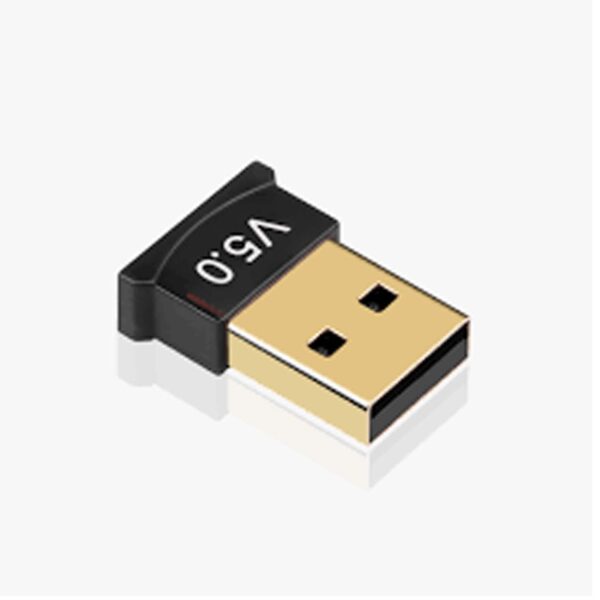 USB Bluetooth Adapter for PC, 5.0 Bluetooth Dongle Receiver  Supports Windows 11/10/8.1/7 for Desktop, Laptop, Mouse, Keyboard, Printers, Headsets, Speakers, PS4/ Xbox Controllers