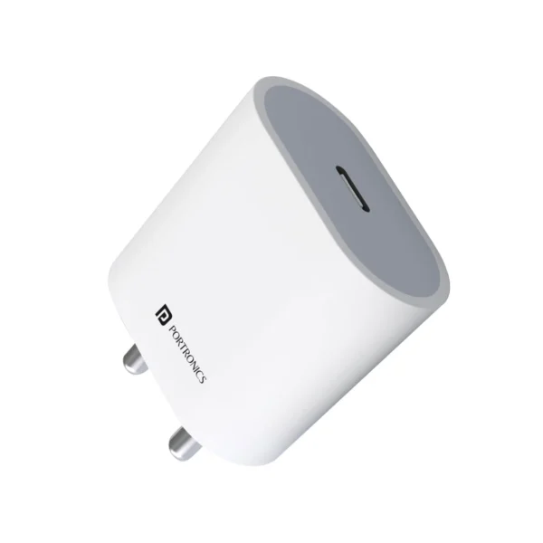 Portronics Adapto 20 Type-C 20W Charger: Fast, Reliable, and Versatile