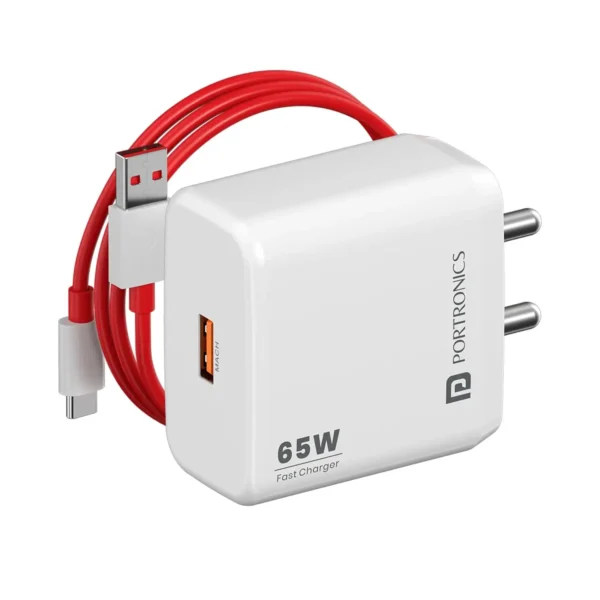 Portronics Adapto 65A 65W Fast Charger